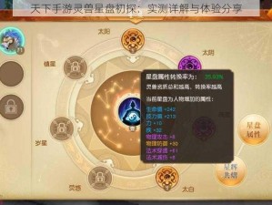 天下手游灵兽星盘初探：实测详解与体验分享