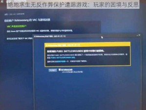 绝地求生无反作弊保护遭踢游戏：玩家的困境与反思