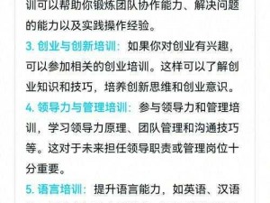 推荐职业成长：内功修炼的黄金搭配方案——提升职业技能与软实力的最佳路径探索