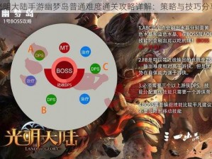 光明大陆手游幽梦岛普通难度通关攻略详解：策略与技巧分享