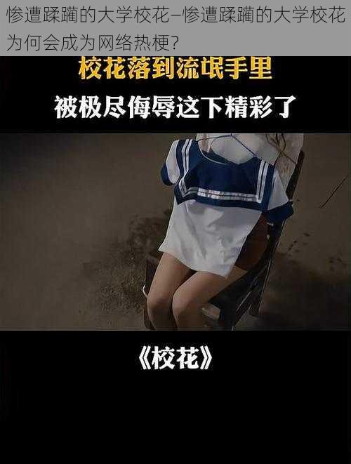 惨遭蹂躏的大学校花—惨遭蹂躏的大学校花为何会成为网络热梗？