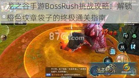 龙之谷手游BossRush挑战攻略：解锁橙色纹章袋子的终极通关指南