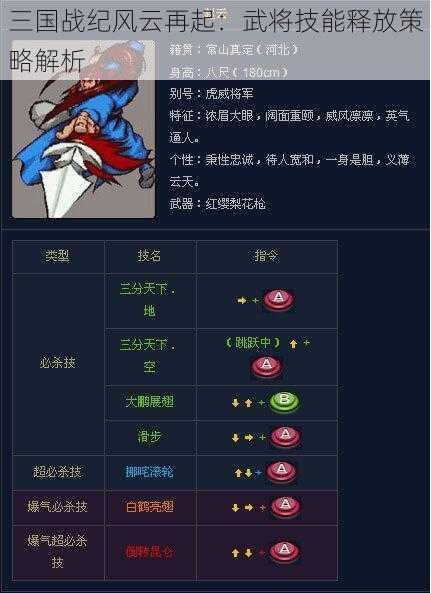 三国战纪风云再起：武将技能释放策略解析