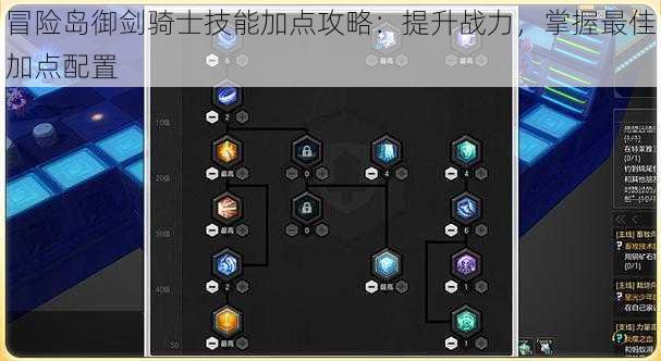 冒险岛御剑骑士技能加点攻略：提升战力，掌握最佳加点配置