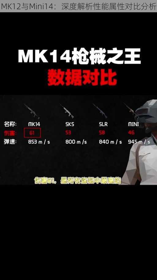 MK12与Mini14：深度解析性能属性对比分析