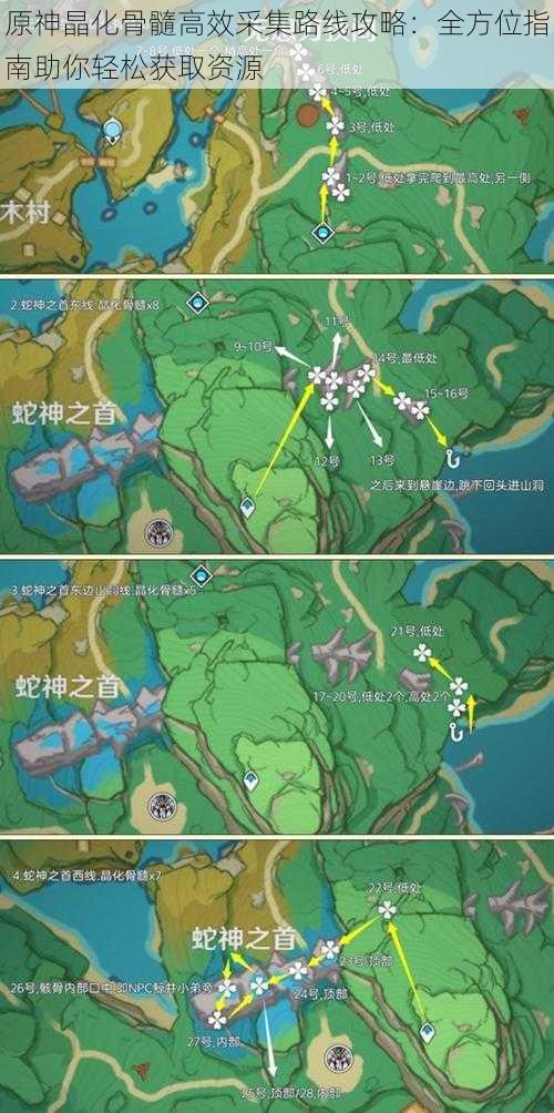 原神晶化骨髓高效采集路线攻略：全方位指南助你轻松获取资源