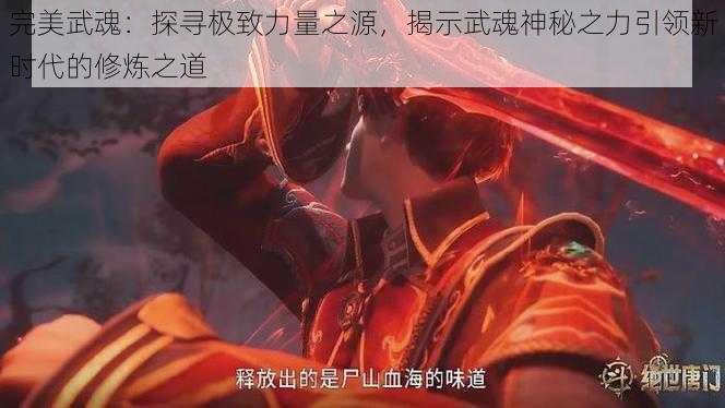 完美武魂：探寻极致力量之源，揭示武魂神秘之力引领新时代的修炼之道