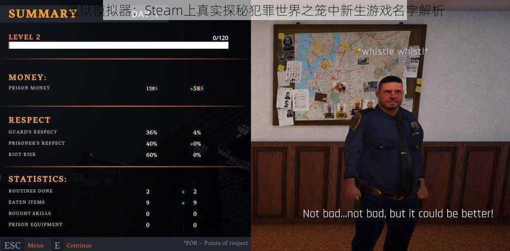 监狱模拟器：Steam上真实探秘犯罪世界之笼中新生游戏名字解析